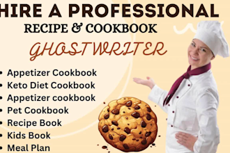 cookbook recipe writer bookrecipe creation kidbook formatting cookbook marketing