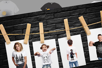 do trendy anime t shirt design with custom options