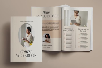 design an aesthetic and modern PDF ebook, workbook, and lead magnet