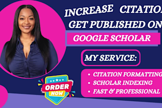 format and publish your research paper on google scholar for maximum visibility