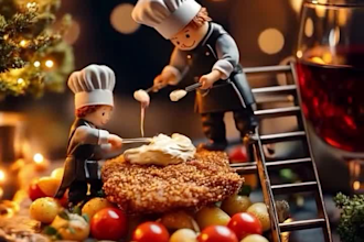 do food photography ai generated 3d grocery food animation 3d food photographer