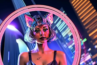 create an animated ai music video with exclusive and made to order graphics