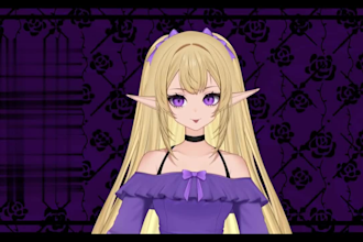 design and rig live 2d vtuber model 2dvtuber model vtuber commission 2d anime