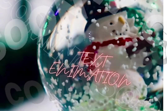 amazing custom text animation design