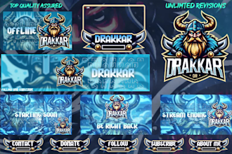 create a professional twitch overlay stream package