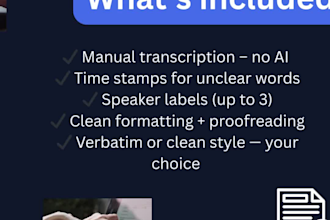 accurately transcribe video and audio files