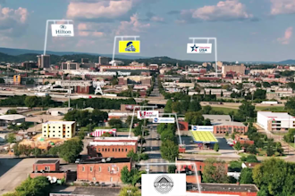do a detailed real estate drone video editing with motion graphics