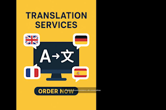 professionally translate your text to and from multiple languages