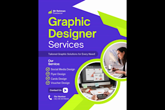 do design awesome lawn care or landscape flyer design