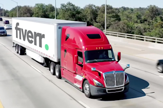 make commercial truck video for your business with your logo
