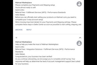 setup and get you approval on walmart 100 guaranteed