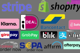 create and integrate verified payment gateway shopify payment stripe paypal