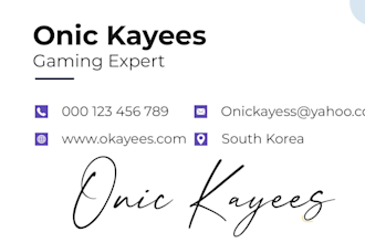 design custom signature logo and animated name reveal