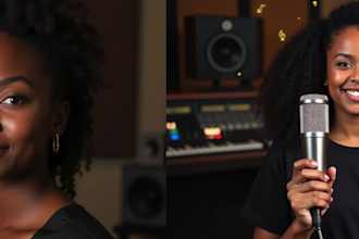 professional female gospel singer, songwriter and vocal producer
