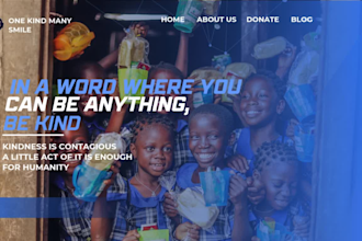 design a church or nonprofit website for ministry, donations, and outreach