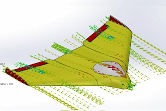 design a high performance flying wing aircraft with cfd simulation