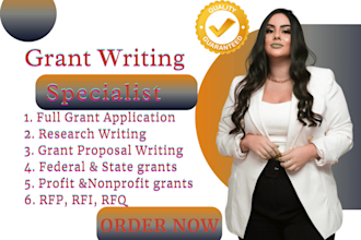 do grant research, business proposal, rfp, capability statement