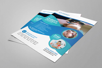 design professional unique flyer and brochure design