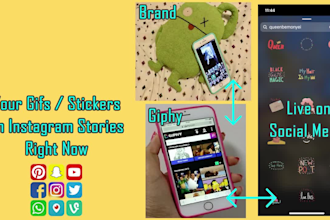 make your giphy brand account to upload gifs on instagram