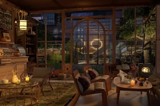 make coffee shop jazz music cozy rain video for youtube