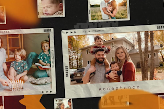 do a childhood and family memories photo slideshow video
