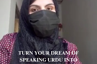 teach urdu to non native speakers with english subtitles