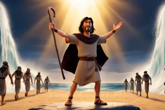 do ai bible animation video christain sunday school story ai history video veo3