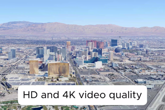 make google earth studio animations drone short video for your business location