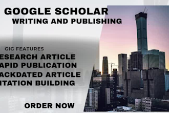 write and publish your research article in a peer reviewed index journal