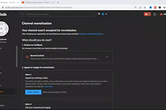 fix youtube monetization issues, reused content issue and adsense problem