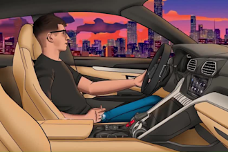 custom animated loop for streamer and music videos, lofi loop animation