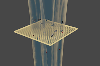 make scientific illustrations and animations in blender and canva
