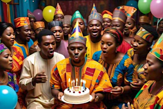 make a personalized african birthday video with your name