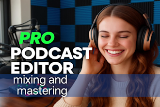 be your podcast video editor for podcast editing