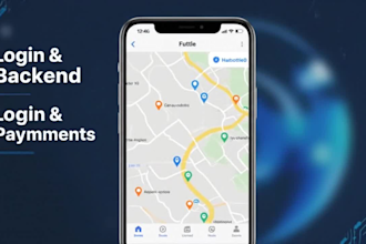 build a flutter mobile app with python backend