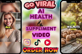 create ai health video health and fitness ai health supplement video ai product