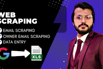 do web scraping, email scraping, website scraping, data scraping