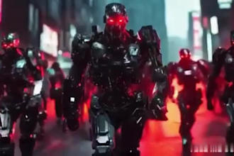 create level ai generated animated music video, stunning ai visuals