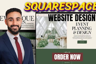 update squarespace website, design or redesign squarespace, website development