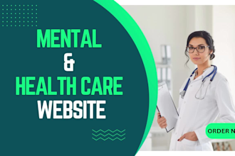 design medical, healthcare, home carre, clinical, dental, therapy website