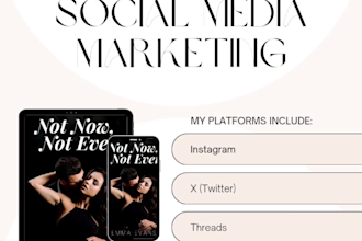 promote your book or ebook on several social media platforms