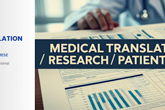 translate english medical documents into vietnamese