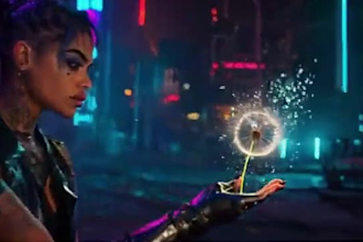 create ai quality music video ai generated cyberpunk trap hip hop ai music video