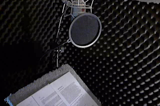 create a movie trailer style deep voice over