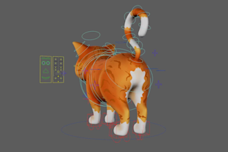 3d animal model animal character 3d model 3d design 3d game model 3d cute model