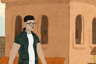 create animation video with voice over and caption