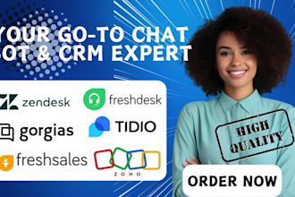 optimize zendesk freshdesk freshsales tidio bot whatsapp chatbot ai