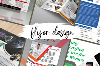 create a custom flyer designed to meet your business needs