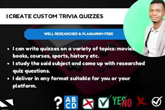 create fun trivia quiz for you