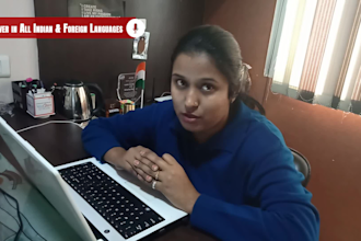 do voice over in any indian language